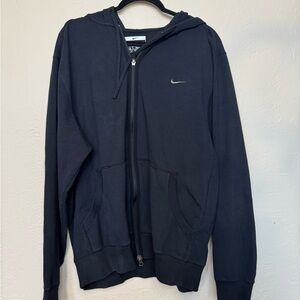 Nike Men's Black Zip-Up Sweater